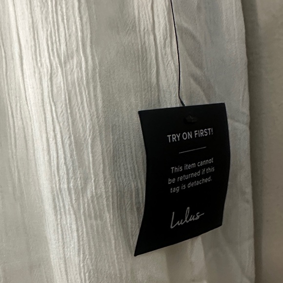 Lulu's Ivory Maxi Dress with Multicolor Embroidery - Picture 3 of 6